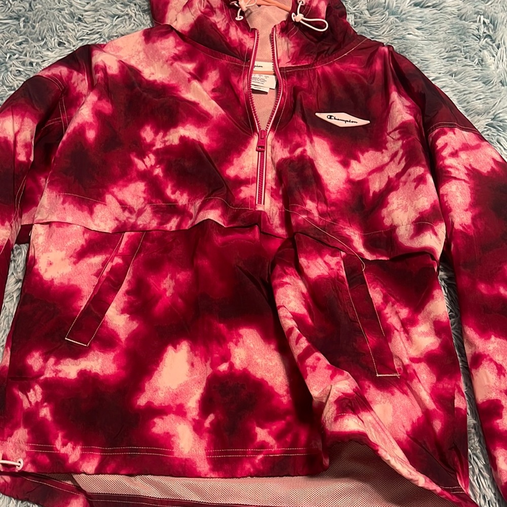 Women’s Champion tie-dye windbreaker